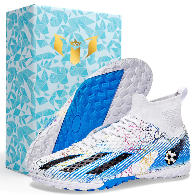 Messi High-Top Soccer Cleats for Kids and Adults