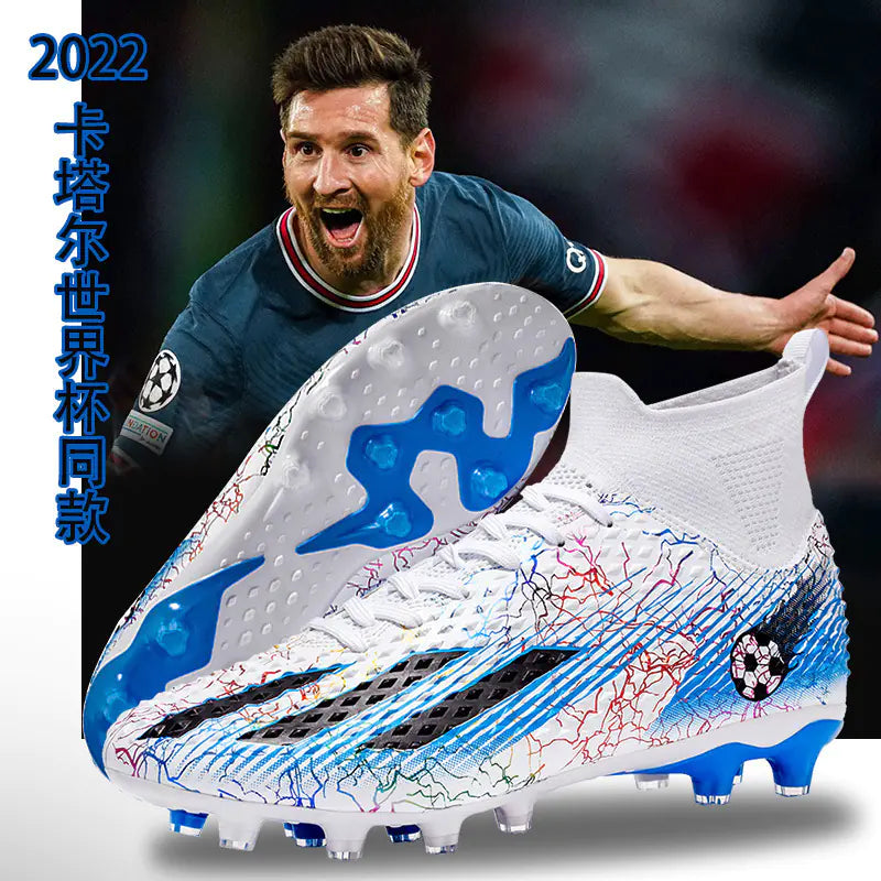 Messi High-Top Soccer Cleats for Kids and Adults