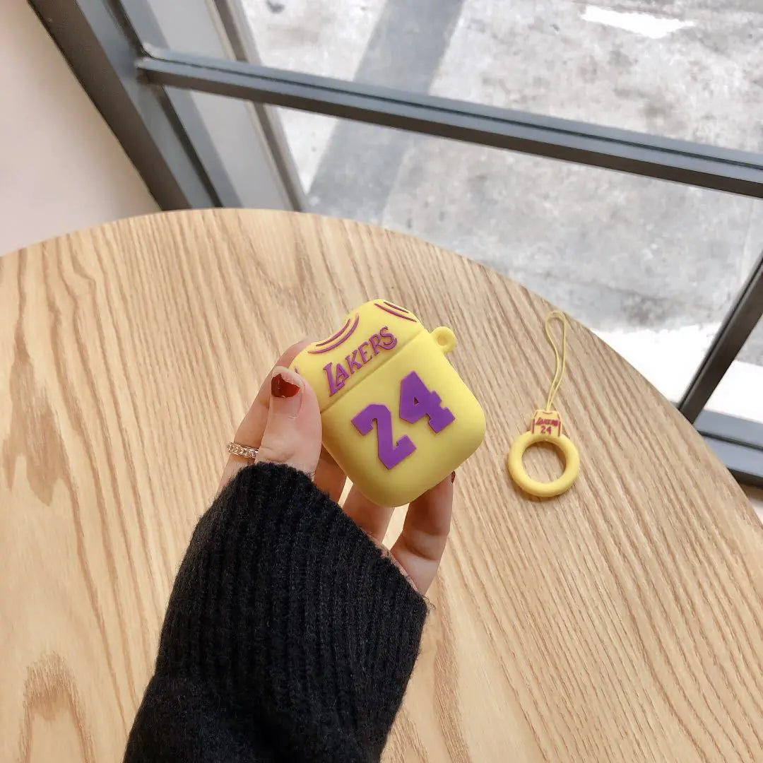 Kobe 24 Jersey Earbud Case for AirPods (Creative Design)