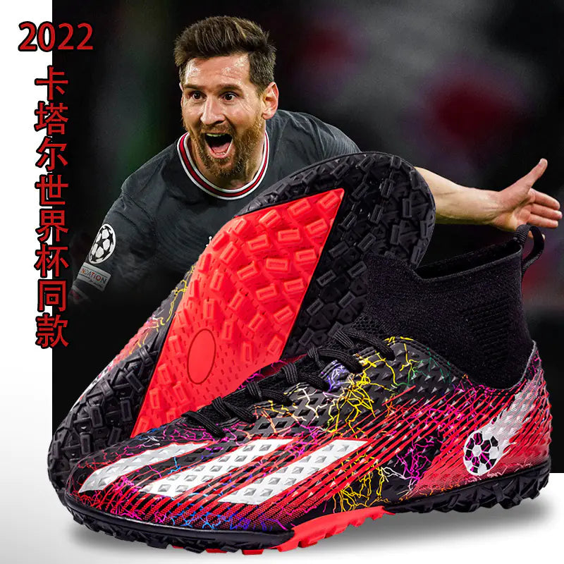 Messi High-Top Soccer Cleats for Kids and Adults
