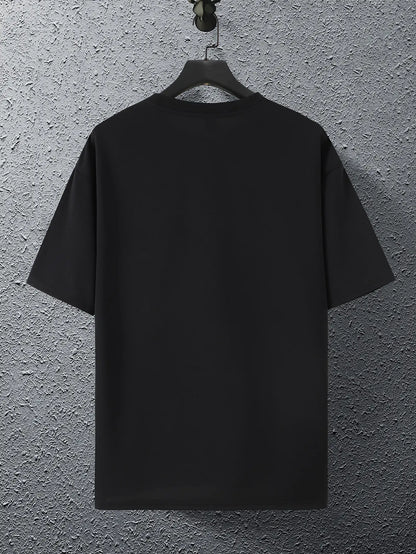 Minimalist Female Silhouette Pattern Cotton T-Shirt