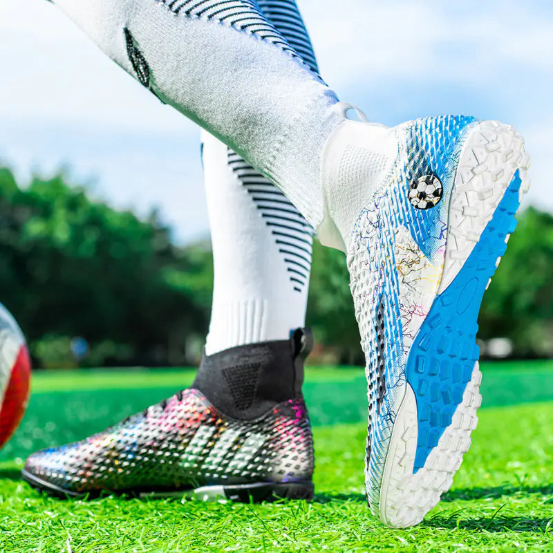 Messi High-Top Soccer Cleats for Kids and Adults