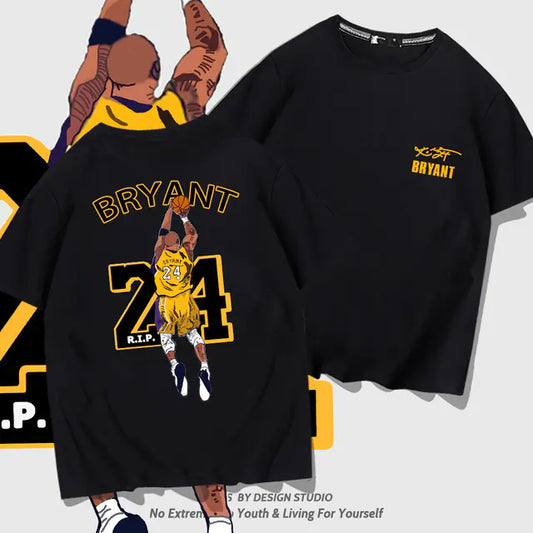 Kobe Bryant 24 Commemorative Cotton T-Shirt (Summer)