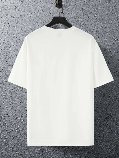Minimalist Female Silhouette Pattern Cotton T-Shirt