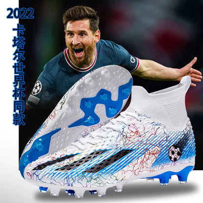 Messi High-Top Soccer Cleats for Kids and Adults