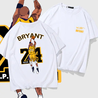 Kobe Bryant 24 Commemorative Cotton T-Shirt (Summer)