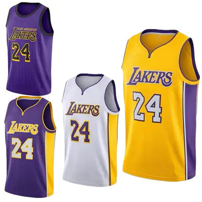 Lakers Kobe Bryant Jersey, Basketball Uniform 8 & 24
