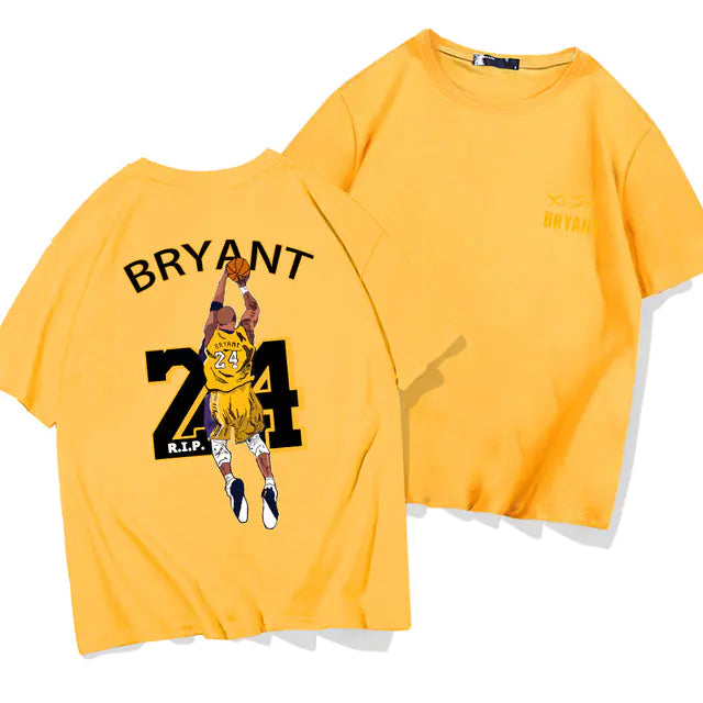 Kobe Bryant 24 Commemorative Cotton T-Shirt (Summer)